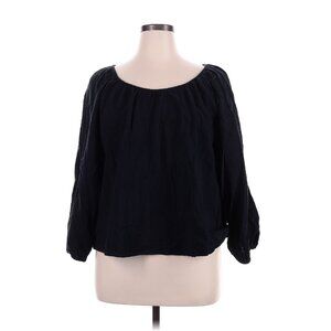 ARITZIA WILFRED FREE SIGHT BLOUSE FLOWY BOAT NECK BLOUSE SIZE XL